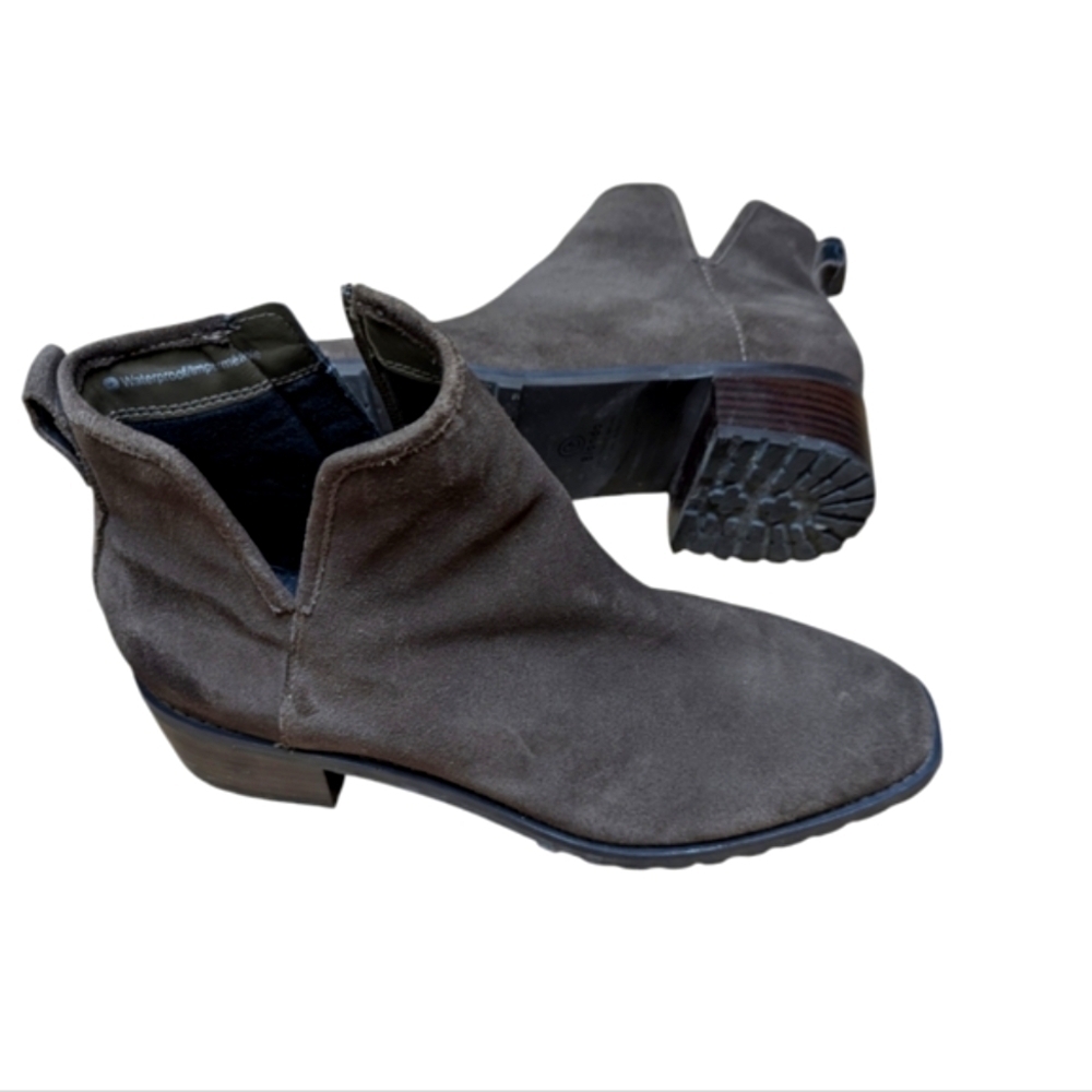 Blondo Chocolate Brown Suede Ankle Waterproof Boots US 8